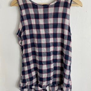 Plaid tank